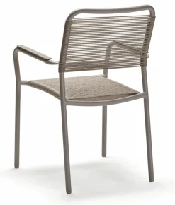 STERN Rope Gartensessel stapelbar grau