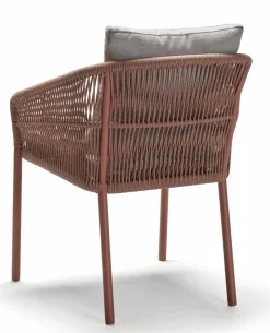 STERN Rope Gartensessel stapelbar braunorangegrau