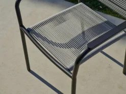 STERN Rope Gartensessel stapelbar grau