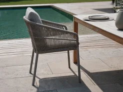 STERN Rope Gartensessel stapelbar grau