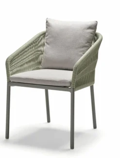 STERN Rope Gartensessel stapelbar graugrün