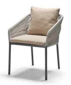 STERN Rope Gartensessel stapelbar graubraun