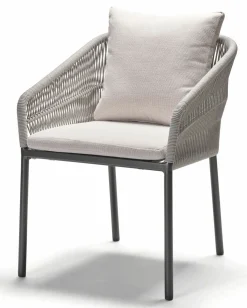 STERN Rope Gartensessel stapelbar graubeige