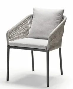 STERN Rope Gartensessel stapelbar grau