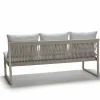 STERN Rope Gartensofa 3-Sitzer graubeige