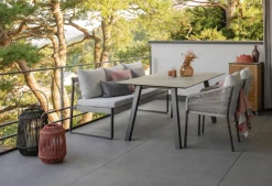 STERN Rope Gartensofa 3-Sitzer grau