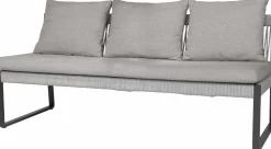 STERN Rope Gartensofa 3-Sitzer grau