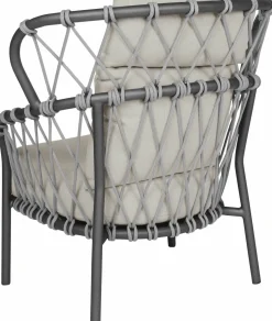 STERN Rope Pfauensessel grau