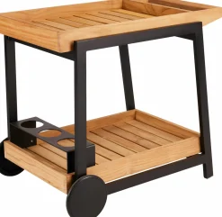 STERN Servierwagen Outdoorküche braunschwarz