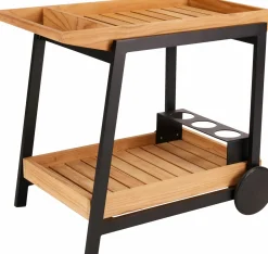 STERN Servierwagen Outdoorküche braunschwarz