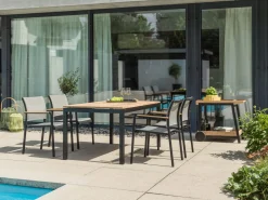 STERN Servierwagen Outdoorküche braunschwarz