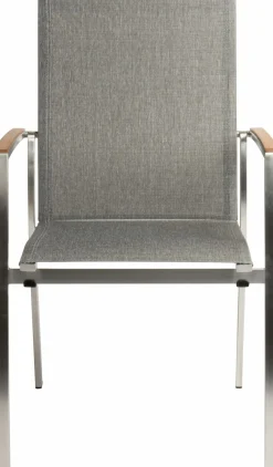 STERN Stapelsessel braunsilberfarbengrau