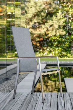 STERN Stapelsessel braunsilberfarbengrau