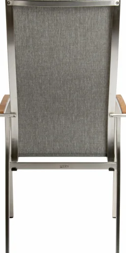 STERN Stapelsessel braunsilberfarbengrau