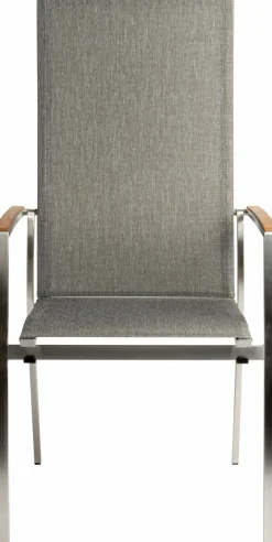 STERN Stapelsessel braunsilberfarbengrau