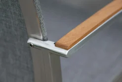 STERN Stapelsessel braunsilberfarbengrau