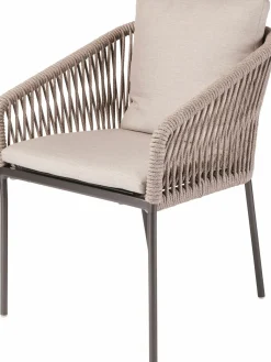 STERN Stapelsessel grauweißbraun