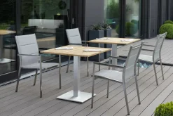 STERN Stapelsessel silberfarben