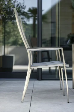 STERN Stapelsessel silberfarben