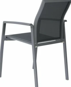 STERN Stapelsessel silberfarbengrau