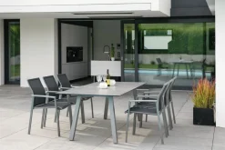 STERN Stapelsessel silberfarbengrau