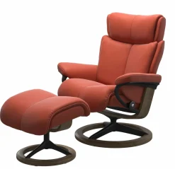 Stressless Sessel mit Hocker rot