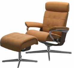 Stressless Sessel mit Hocker braun
