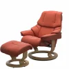Stressless Sessel mit Hocker rot