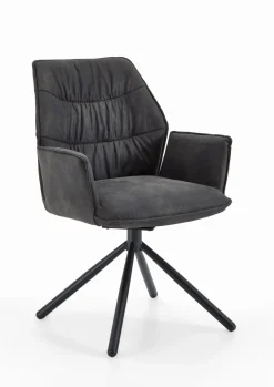 Stuhlsessel mit Armlehne grau