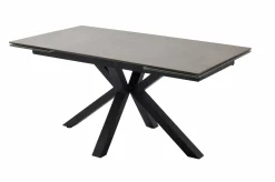 Säulenesstisch grau