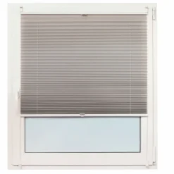 Sun Collection Klemm-Plissee grau