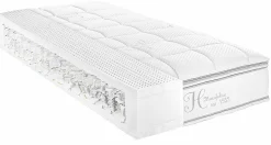 Taschenfederkernmatratze weiß