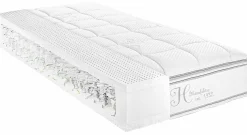Taschenfederkernmatratze weiß