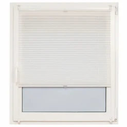 Teba Klemm-Plissee weiß