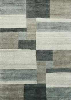 Tepp Team Handknüpfteppich braungrau