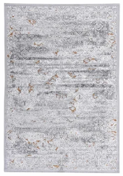 Theo Keller Flachwebteppich goldfarben