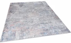 Theo Keller Flachwebteppich mehrfarbiggrau