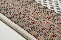 Theo Keller Handknüpfteppich braunbeige