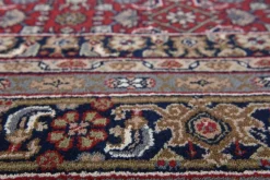 Theo Keller Handknüpfteppich rotblau