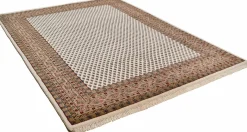 Theo Keller Handknüpfteppich beigebraun