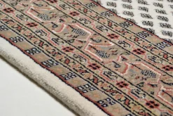 Theo Keller Handknüpfteppich beigebraun