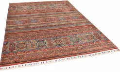 Theo Keller Handknüpfteppich mehrfarbig