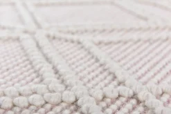 Theo Keller Handwebteppich pink