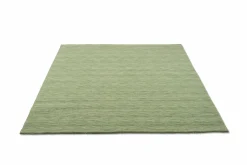 Theo Keller Handwebteppich grün