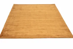 Theo Keller Handwebteppich goldfarben