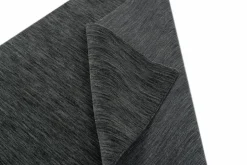 Theo Keller Handwebteppich grauschwarz