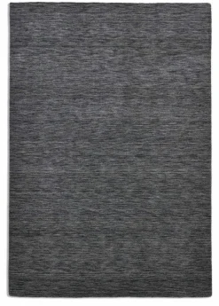 Theo Keller Handwebteppich grauschwarz