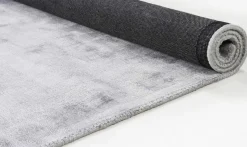 Theo Keller Handwebteppich grau