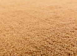 Theo Keller Hochflorteppich goldfarben