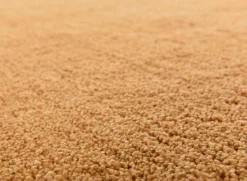 Theo Keller Hochflorteppich goldfarben